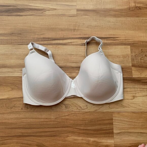 Olga by Warners Full Figure Contour T-Shirt Bra GB0561A Size 38D Beige - Picture 1 of 5